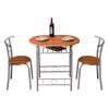 FCH 3 Piece Small Dining Table Set for 2, Oval