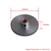 CNBTR Module 0.5 80T Metal Steel Gear 6mm Shaft Hole