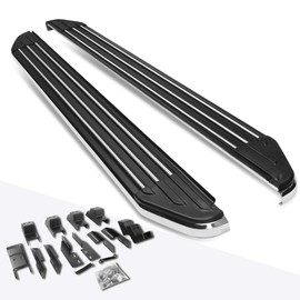 (2Pcs) 5.5 Inch Aluminum Running Boards/Side Steps/Nerf Bars Compatible with Acura MDX YD2 SUV 07-09