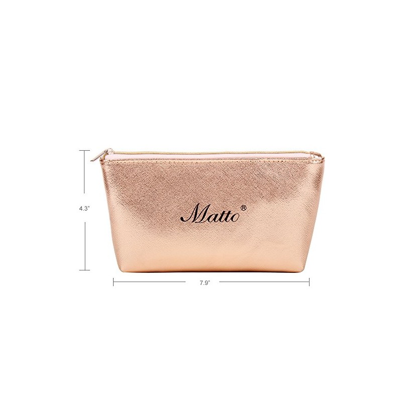 Matto 9-Piece Bamboo Makeup Brush Set with Travel Bag