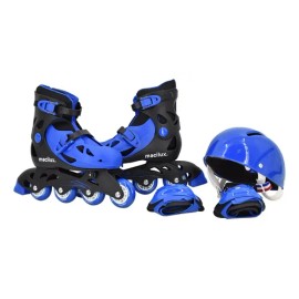 Patin En Linea Macilux Protecciones Casco Rodilleras Coderas                                                                                          