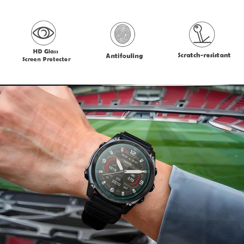 Watch Screen Protector Compatible for Garmin Tactix 8 AMOLED 51mm