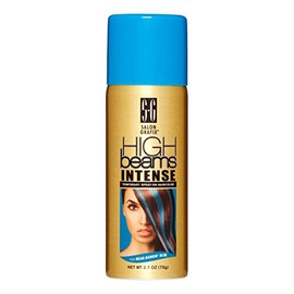 High Beams Intense Temporary Spray On Hair Color, Head Bangin Blue, 2.7 Oz.