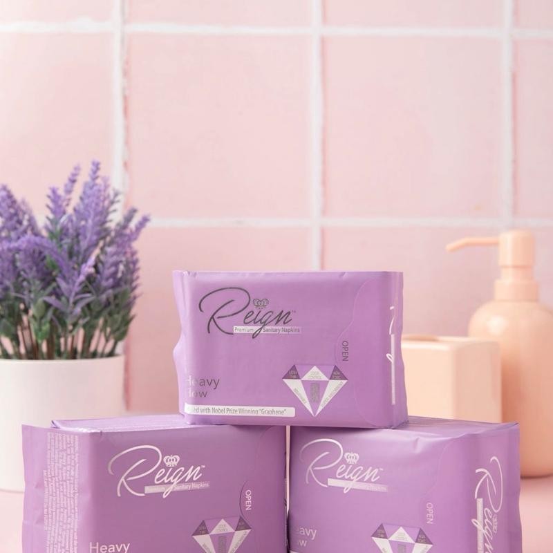 Reign Sanitary Napkins & Panty Liners Super Absorbent Fragrance Free