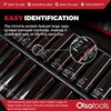 Olsa Tools SAE Deep Socket Set - 1/2-Inch Drive, 18pc