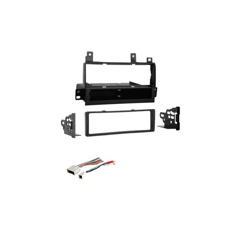 Single Din Car Stereo Install Dash Face Kit and Radio