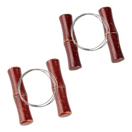 Clay Cutting Wire for Clay, Cheese Wire Cutter, Wire Clay Cutter with Wood Handle Clay Wire Cutter, Stainless Steel Twisted Wire Cutting Tool for Cheese Plasticine Dough Sculpture Clay Pottery Tools