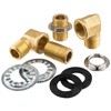 DuraSteel Wall Mount Faucet Installation Kit - Commercial Kitchen No