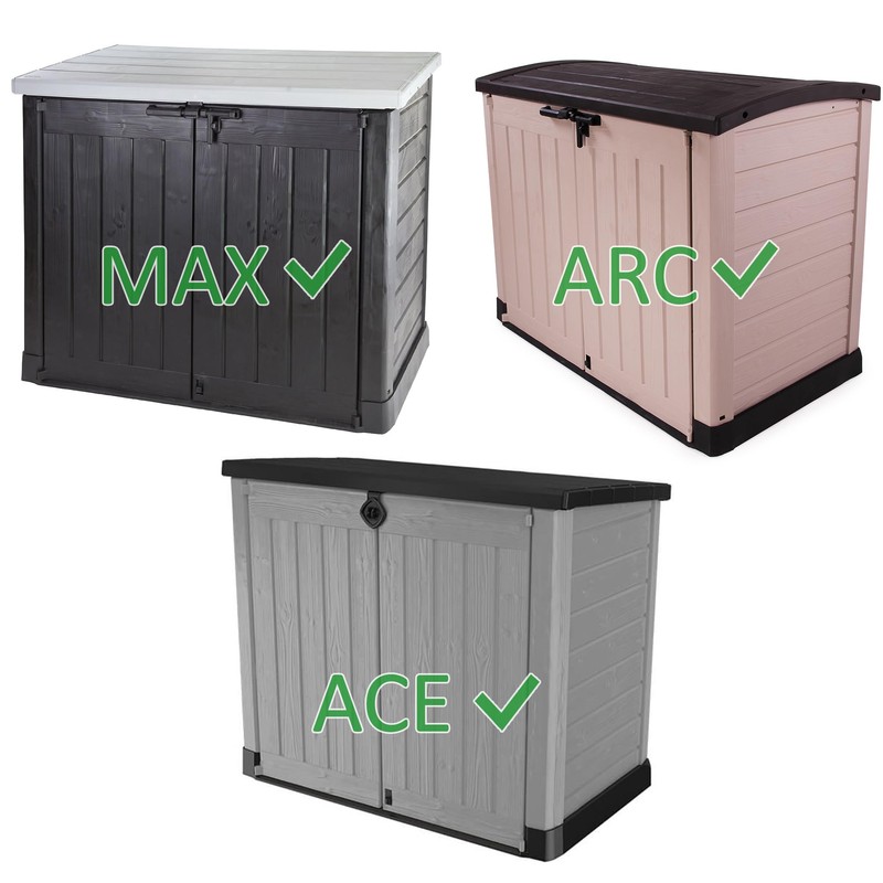 Ondis24 Gas Lift for Wheelie Bin Box Keter Max, Arc,