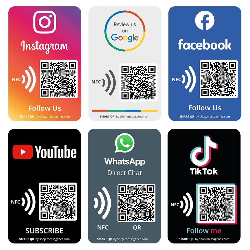 MESSAGENES | YouTube Sticker | 1 Unit Card Size |