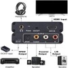 Aswalling -Compatible ARC Audio Extractor ARC toSPDIF Coaxial Stereo 3.5mm