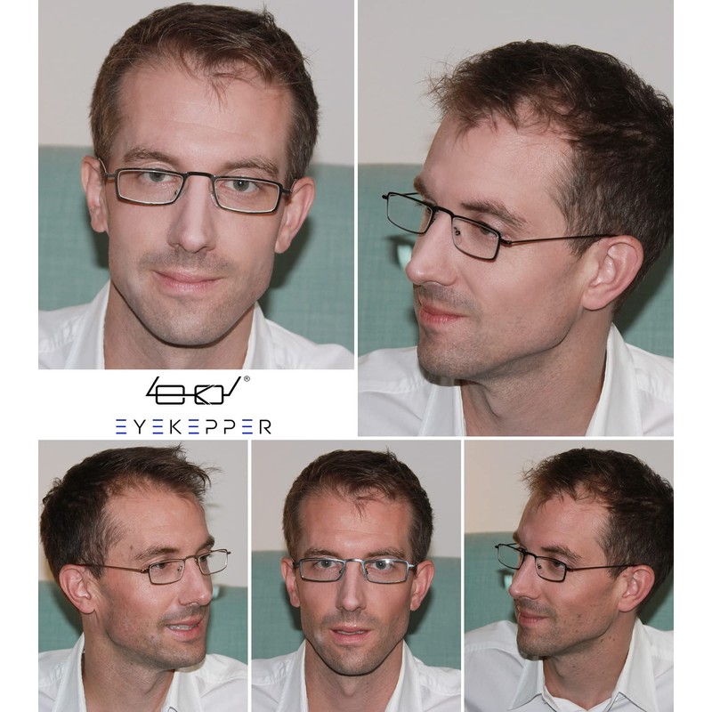 Eyekepper - Juego de 5 gafas de lectura con marco