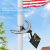 Flag Pole Light Solar Powered, 16 Super-Bright LEDs Flagpole Light,