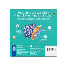 Welly Ocean Friends - Caja de repuesto para vendas impermeables (120 unidades)