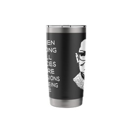 Vintage Notorious RBG - Ruth Bader Ginsburg fan Stainless Steel Insulated Tumbler