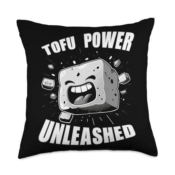 Tofu Lover Healthy Eating Plant Based Vegetarian Vegan Food Throw