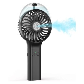 3000mAh Battery Electric USB Mini Cooling Fans Portable Handheld Misting Mist Rechargeable Fancolor: White, Plug Type: AU
