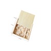 BEIJIGUANG Wooden Gift Box with Sliding Lid, Discreet Sliding Lid,