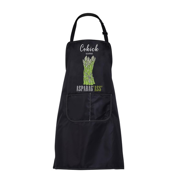 ENSIANTH Funny Asparagus Apron for Women Vegetable Series Apron Vegan