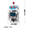 Heartbeats Robot Charms 925 Sterling Silver Smart Robot Charms Fits