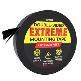 MMOBIEL 2.0” Double Sided Strong Adhesive Mounting Tape for Heavy Duty Indoor Mounting, Decor, DIY Crafts, Home, Office, Carpet Fixing, LED Strip Lights etc. - 33 Ft Long Roll