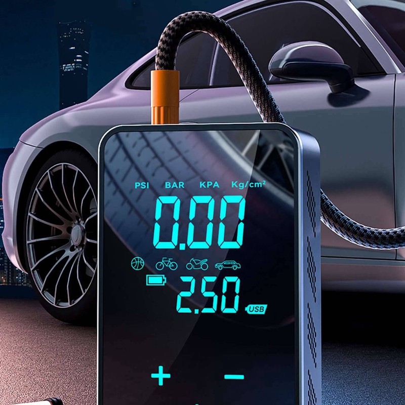 ST-9616A Full-Touch-Screen Vehicle-Mounted Air Pump Portable Air Pump for Automobile