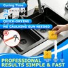 POLIXEL RTV Silicone Sealant Adhesive, 100% Silicone Waterproof Caulk Strength