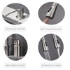 HOTIS 3 Hole Kitchen Faucet with Pull Down Sprayer, Brushed