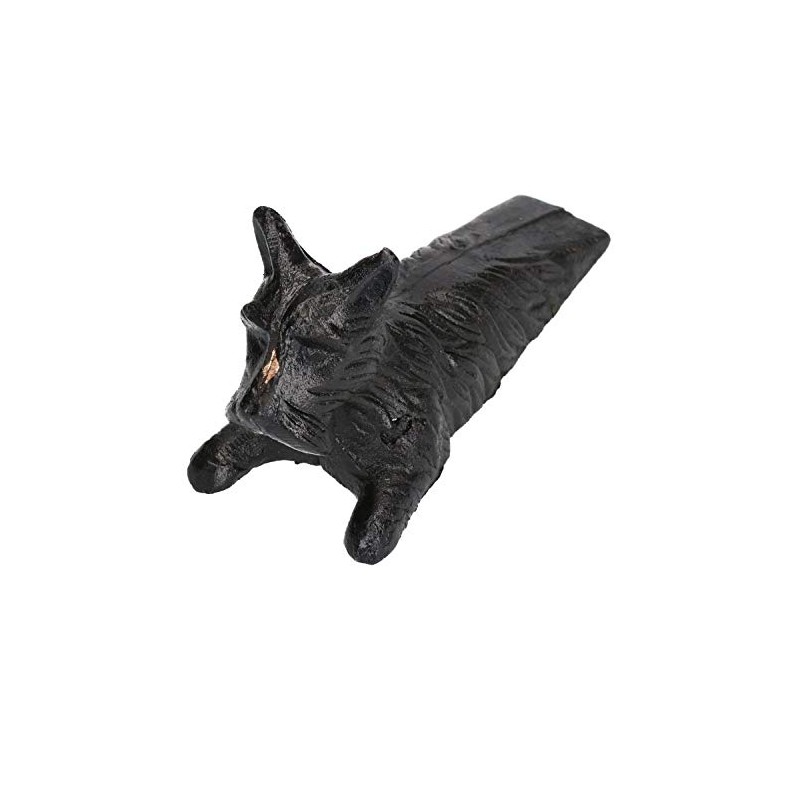 Scottie Scotty Terrier Dog Door Stop Cast Iron Doorstop Wedge