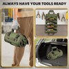 SOONHUA Tool Bag Roll Up Small Tool Box with 4
