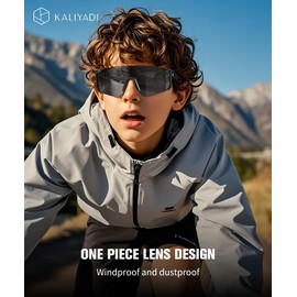 KALIYADI Toddler-Sunglasses Kids-Sunglasses Boys-Girls Youth Sport-Sun-Glasses: Baseball Running UV400 Protection Age 3-12