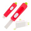 STARPLAST FRUIT AND VEGETABLE Erasers Rectangular shape, rubber dispenser, 5