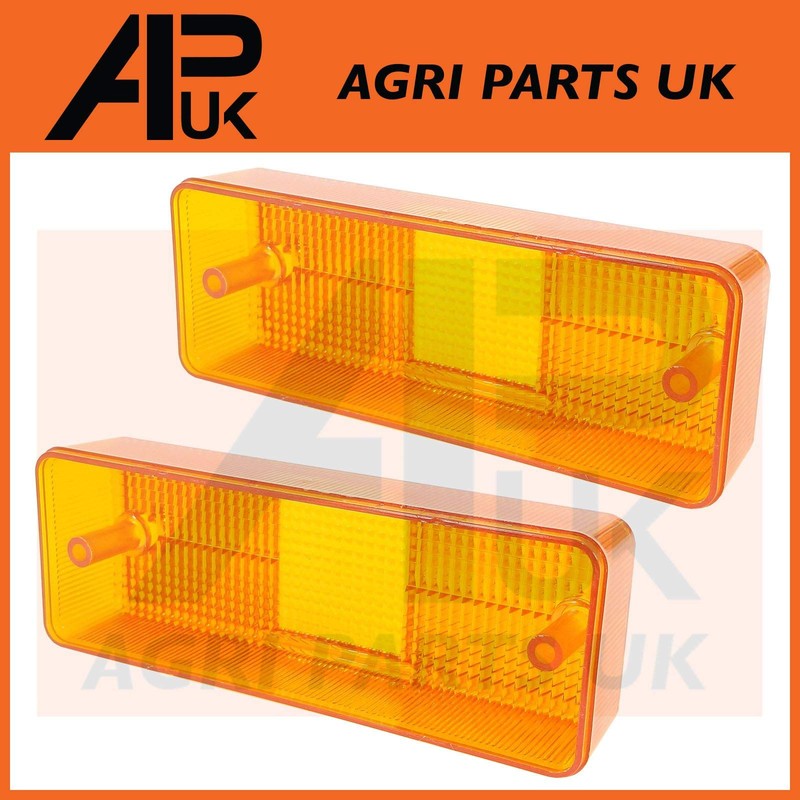 APUK 2x Front Headlight Headlamp Indicator Light Lenses Replacement for