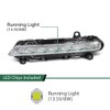 LQI Left DRL LED Daytime Running Fog Light Lamp Compatible