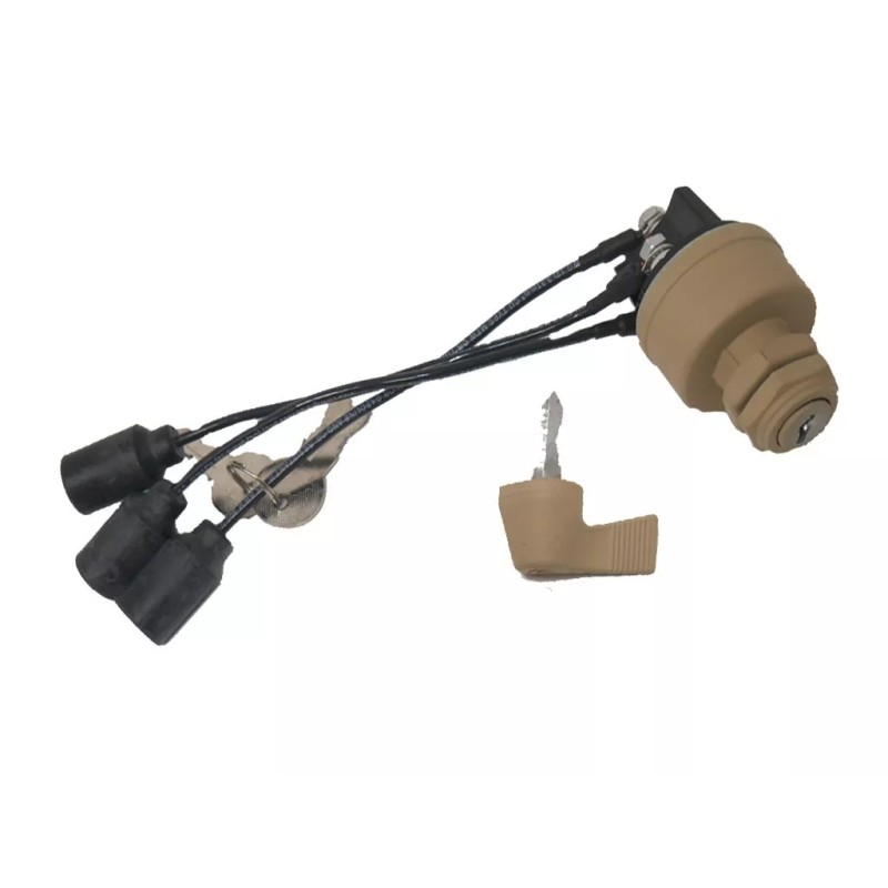 Keyed Ignition Switch - Tan - Military OEM Style Fits