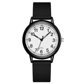 CIVO Damen Uhren Schwarz Wasserdicht Minimalistisch Analog Quarz Frauen Student