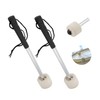 Wool Felt Head Mallet Hammer Improves Grip 2 Pieces Drum