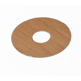 4 x Laser Cut (FC17 Natural Beech) Pipe Surrounds/Covers for Laminate Flooring (Can be Used for Natural Floor Covers)