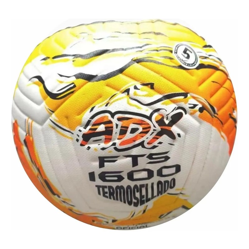 Balon Fut Termosellado Texturizado Peso Reglamentario Adx 5 Color Naranja