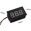 MACHSWON Digital Voltmeter LED Digital Display Panel DC 4.70-30V Voltage