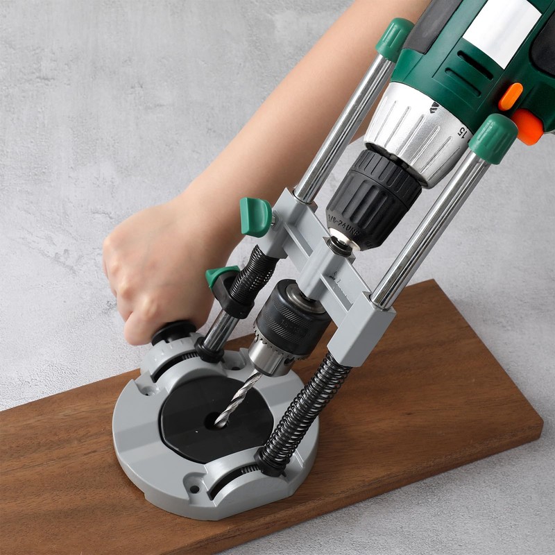 Zonon Portable Drill Guide Attachment Multi Angle Drill Press for