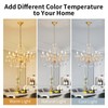 Uiimeces Crystal Chandelier Light Fixture, Modern K9 Crystal Chandelier for