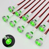 FILN Led Indicator Light 10mm Plastic Signal Light Dash Lights