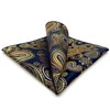 S&W SHLAX&WING Men's Pocket Square Assorted Paisley Suit Jacket, Business