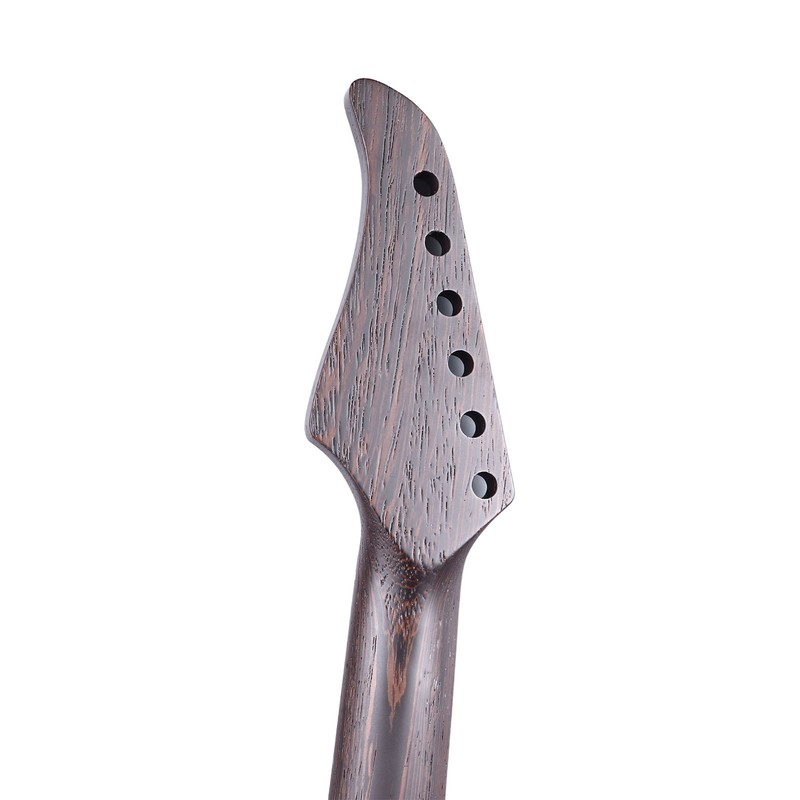 22 Frets Neck Replacement Wenge Wood Material Guitar Fingerboard Neck