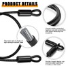 GUNGY 1m Bike Lock Cable Heavy Duty Cable Lock Security