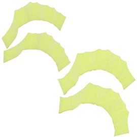 VOANZO 2 Pair Swimming Hand Paddle Gloves Webbed Palm Swimming Gear Frog Claw Surfing Paddles Aquatic Swim for Snorkeling for Kids Women Men for Swimming Training(Green M+L)