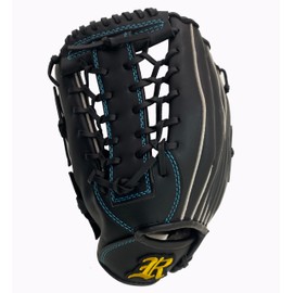 Soft Baseball Glove Left Handed Junior All Round 10.5" Black 486