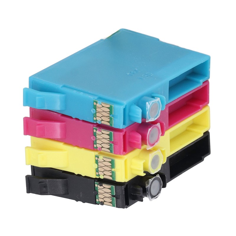 4PCS Printer Ink Cartridge Colorfast Clear Printing Large Capacity Ink