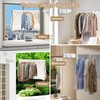Retractable Clothesline Indoor, Non-Sagging Outdoor Clothes Line Retracting, 16.7 Ft